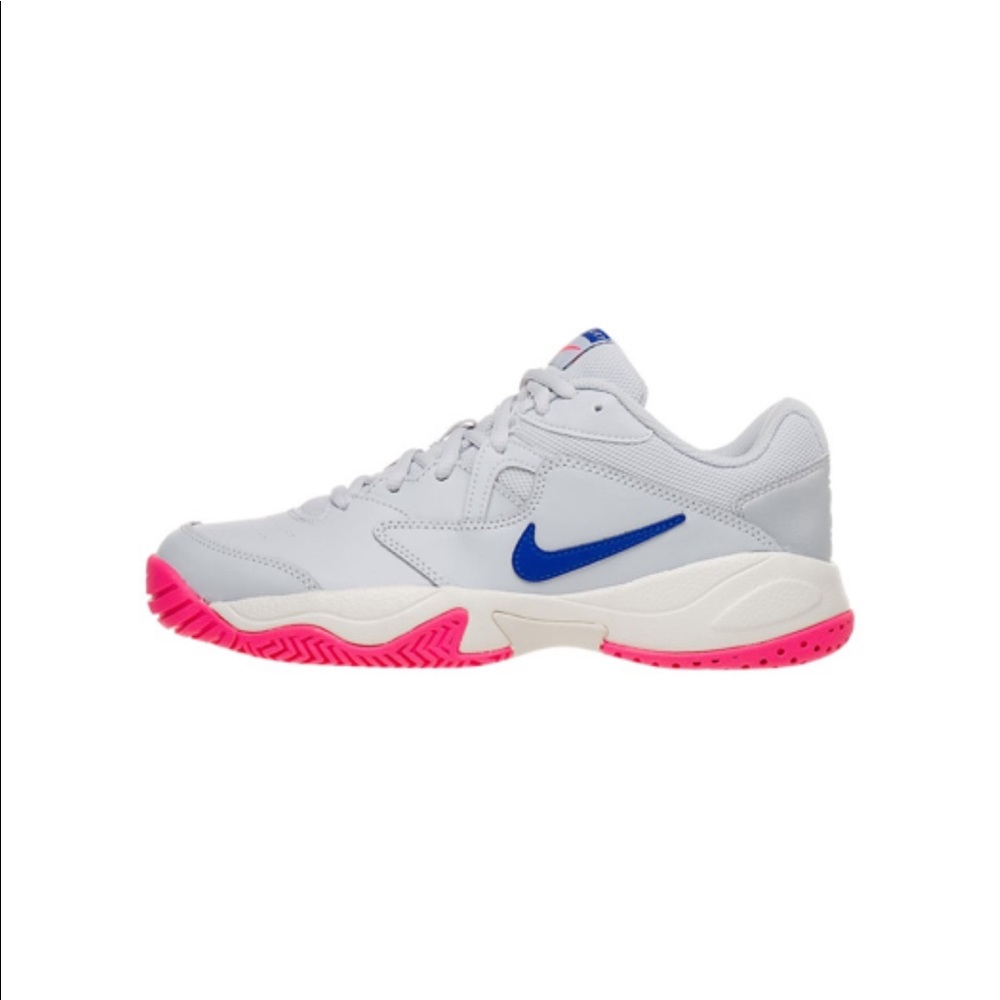 🔥Nike Court Lite 2 Platinum/Blue Women's Shoe  NWT - Picture 5 of 10